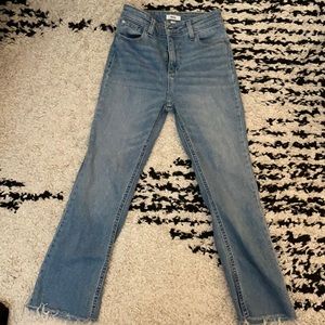BDG cropped kick flare jeans